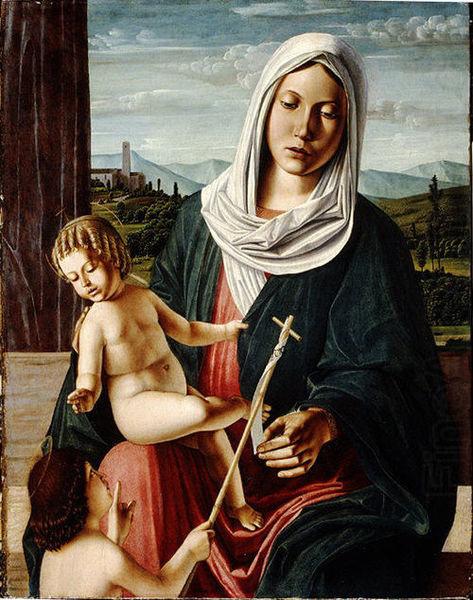 Michele da Verona Madonna and Child with the Infant Saint John the Baptist china oil painting image